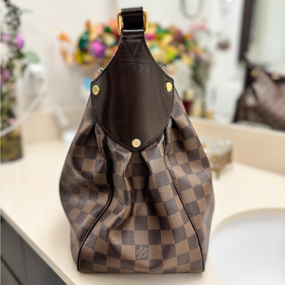 Louis Vuitton Brown Damier Ebene Shoulder Bag - Picture 6 of 8